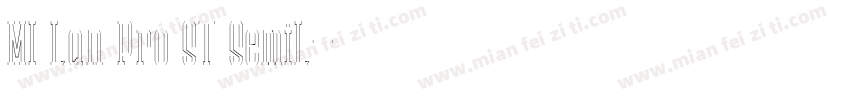 MI Lan Pro ST SemiL字体转换